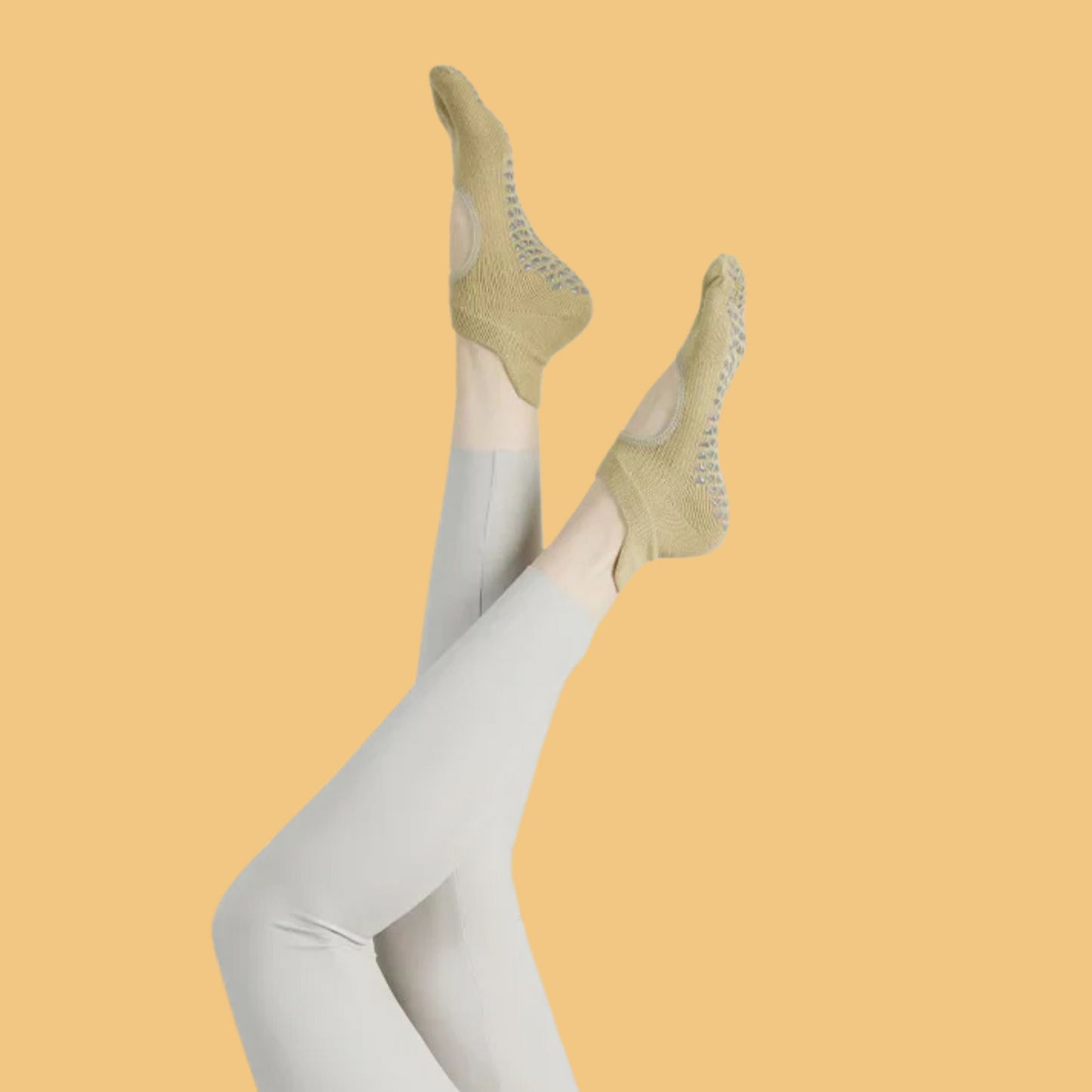 Chaussettes antidérapantes Pilates/Yoga Short-Cut Evo II Vert