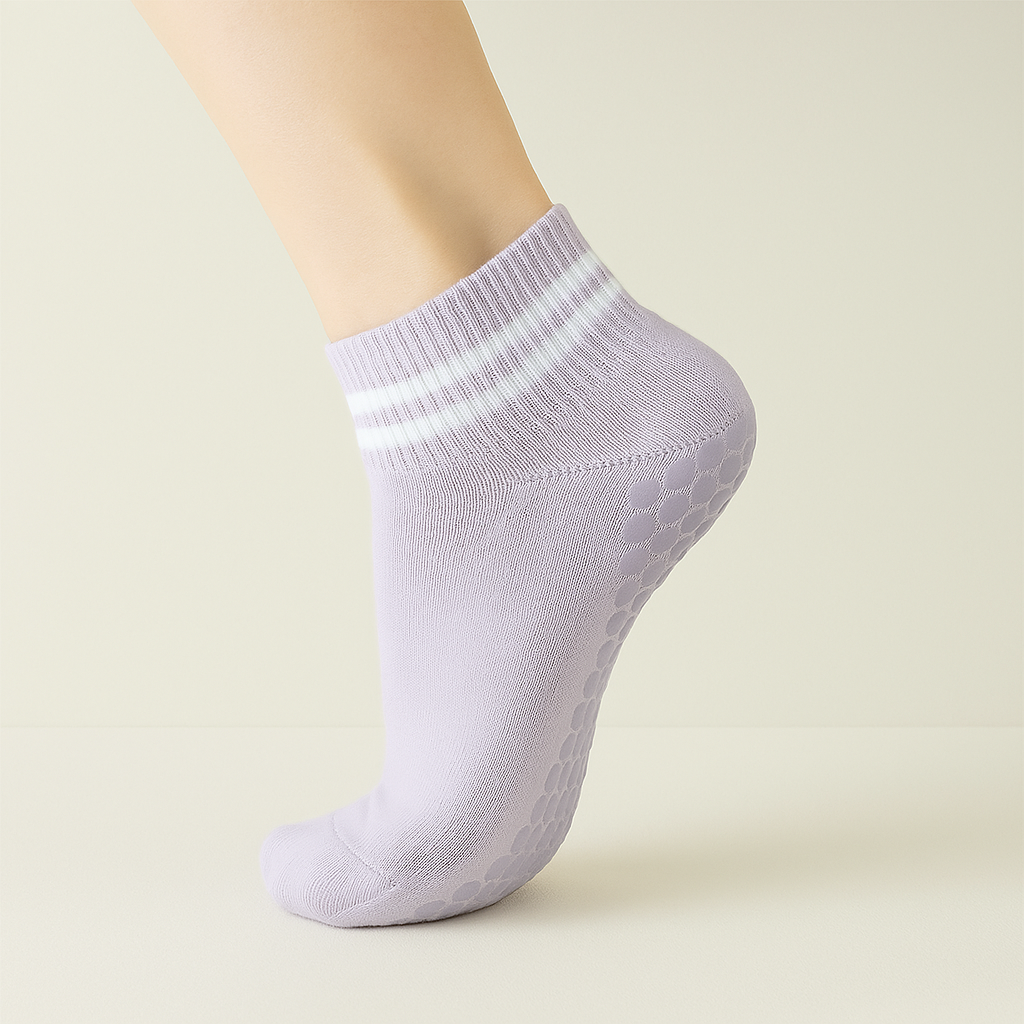 Chaussettes antidérapantes Pilates/Yoga Jaune