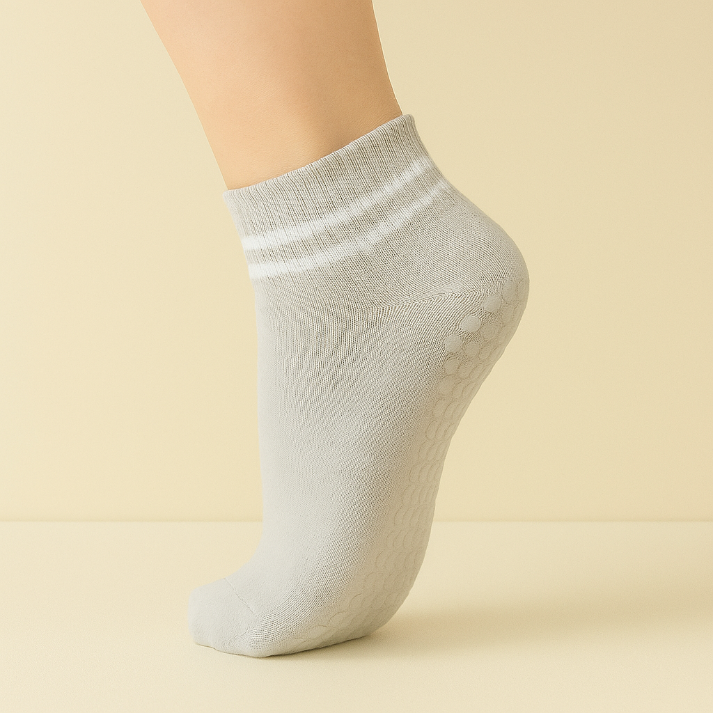 Chaussettes antidérapantes Pilates/Yoga Jaune
