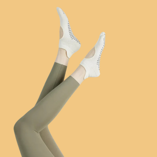 Chaussettes antidérapantes Pilates/Yoga Short-Cut Evo II Jaune