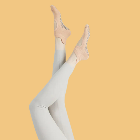 Chaussettes antidérapantes Pilates/Yoga Short-Cut Evo II Orange