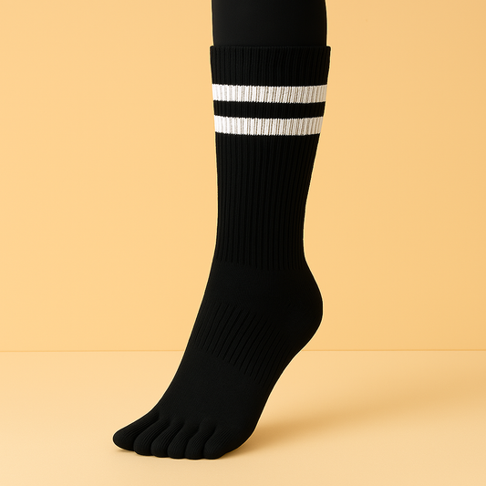 Chaussettes antidérapantes doigts Long-Cut Violet