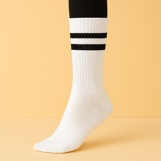 Chaussettes antidérapantes spéciales hiver Blanc