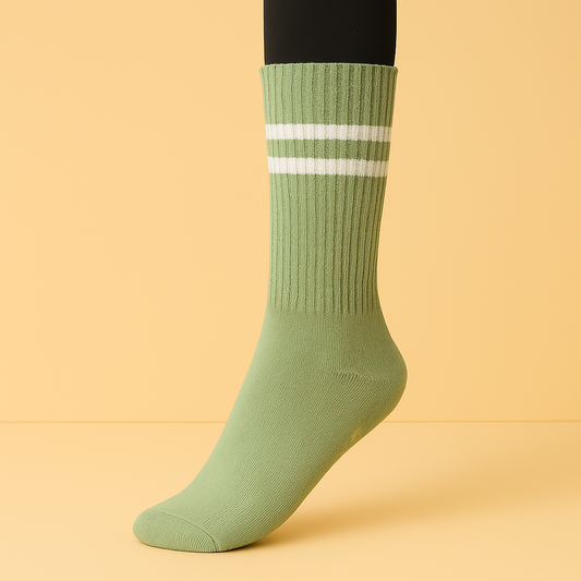 Chaussettes antidérapantes spéciales hiver Vert