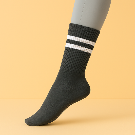Chaussettes antidérapantes spéciales hiver Gris
