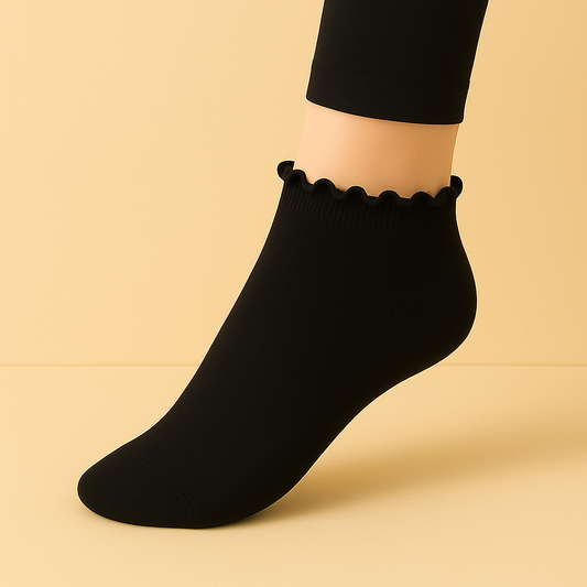 Chaussettes antidérapantes haute Noir