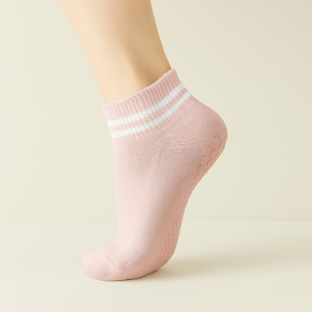 Chaussettes antidérapantes Pilates/Yoga Jaune