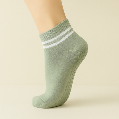 Chaussettes antidérapantes Pilates/Yoga Jaune