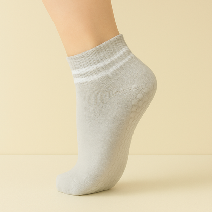 Chaussettes antidérapantes Pilates/Yoga Jaune