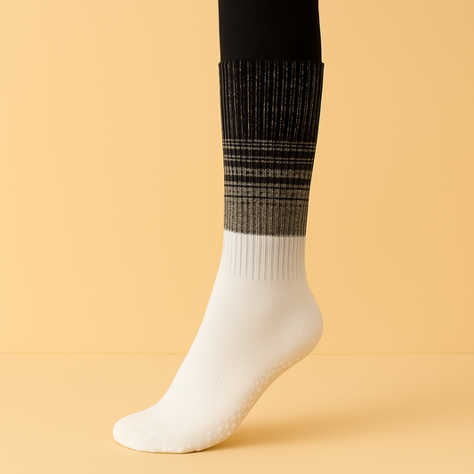 Chaussettes antidérapantes Pilates/Yoga Jaune
