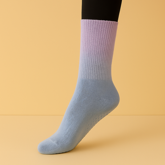 Chaussettes antidérapantes Pilates/Yoga Violet