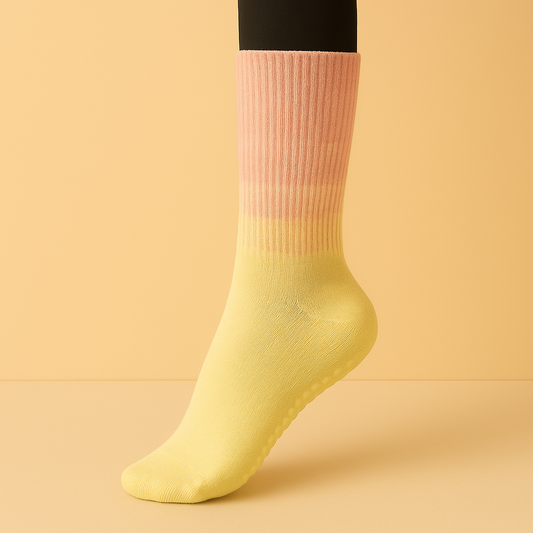 Chaussettes antidérapantes Pilates/Yoga Violet
