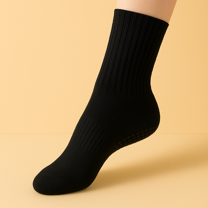 Chaussettes antidérapantes Pilates/Yoga Mid-Cut 2 Vert